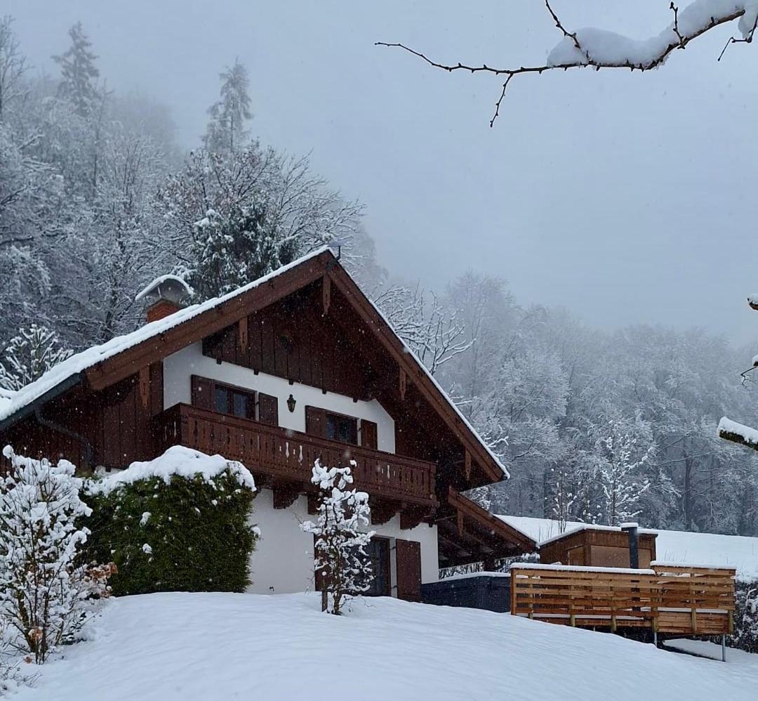Luxus Alpenparadies Nahe Salzburg Sauna & Whirlpool Adnet Esterno foto