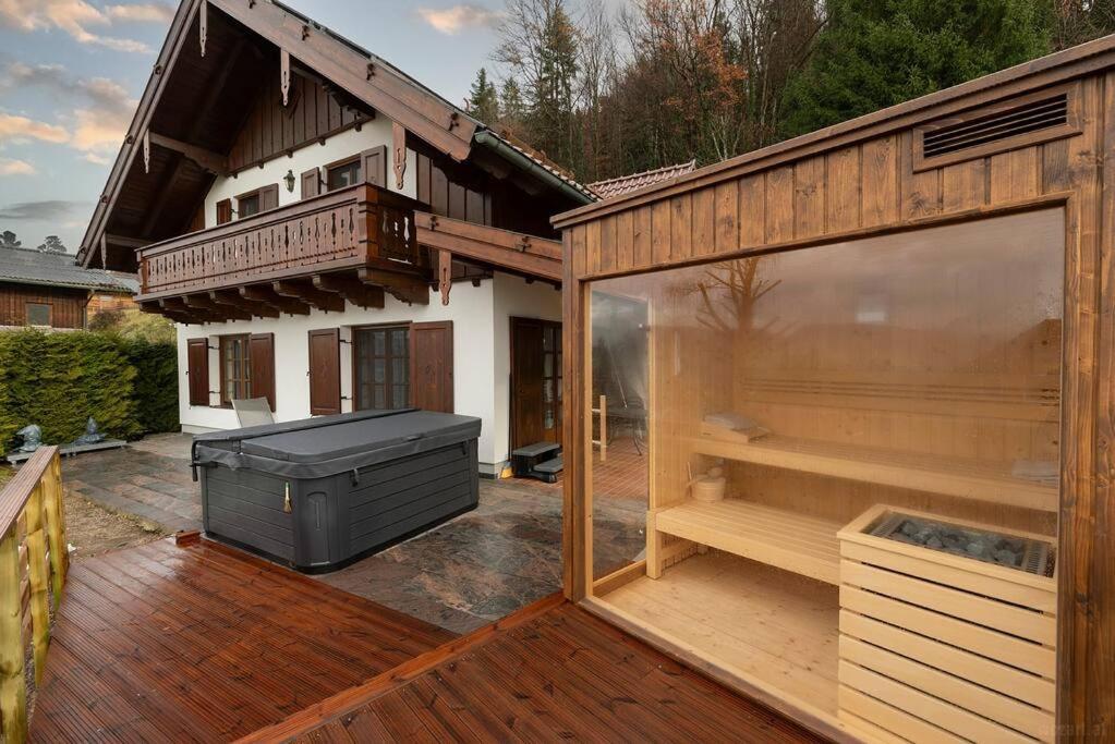 Luxus Alpenparadies Nahe Salzburg Sauna & Whirlpool Adnet Esterno foto