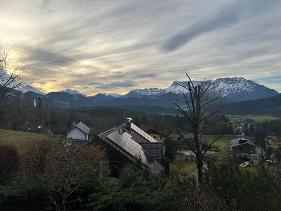 Luxus Alpenparadies Nahe Salzburg Sauna & Whirlpool Adnet Esterno foto